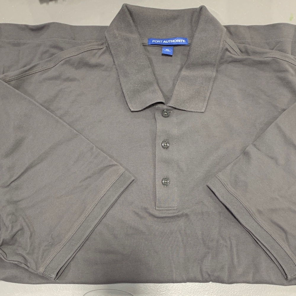 Port Authority Charcoal Men's Polo Shirt